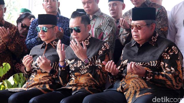 Makna di balik seragam lebaran keluarga SBY/ Foto: Lamhot Aritonang
