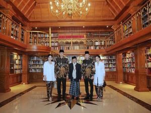 AHY dan Ibas juga Halalbihalal ke Rumah BJ Habibie