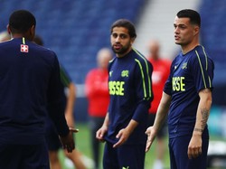 Gagal Redam Hazard, Xhaka Ingin Atasi Ronaldo di UEFA Nations League