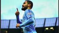 Ilkay Guendogan juga menyematkan ucapan untuk hari raya lewat Insta Story. (Foto: Instagram)