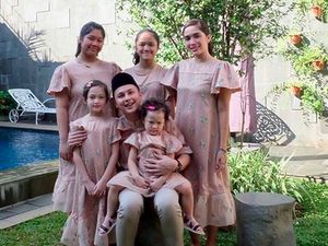 Gaya Lebaran Vicky Shu hingga Ussy Sulistiawaty