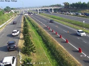 Pagi Ini Contraflow Diberlakukan di Tiga Titik di Tol Cipali