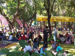 Lebaran Hari Kedua Jumlah Pengunjung KBS Membludak