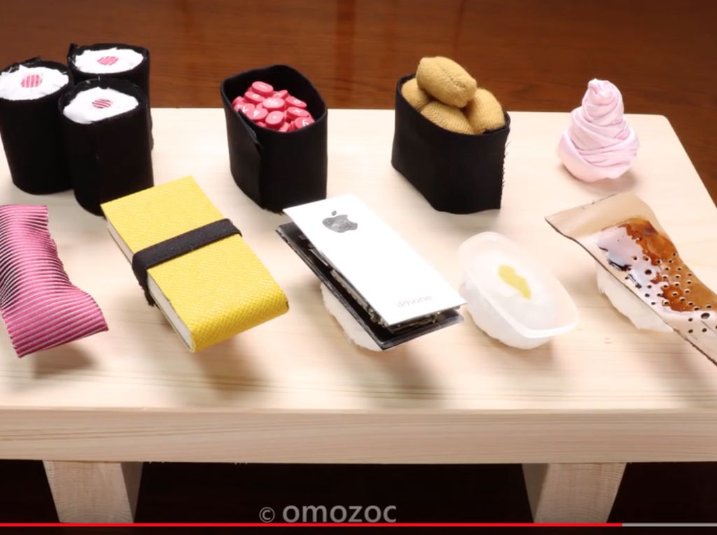 Ya Ampun! Pria Ini Buat Sushi Dari Potongan Ponsel hingga Dasi Ya Ampun! Pria Ini Buat Sushi Dari Potongan Ponsel hingga Dasi
