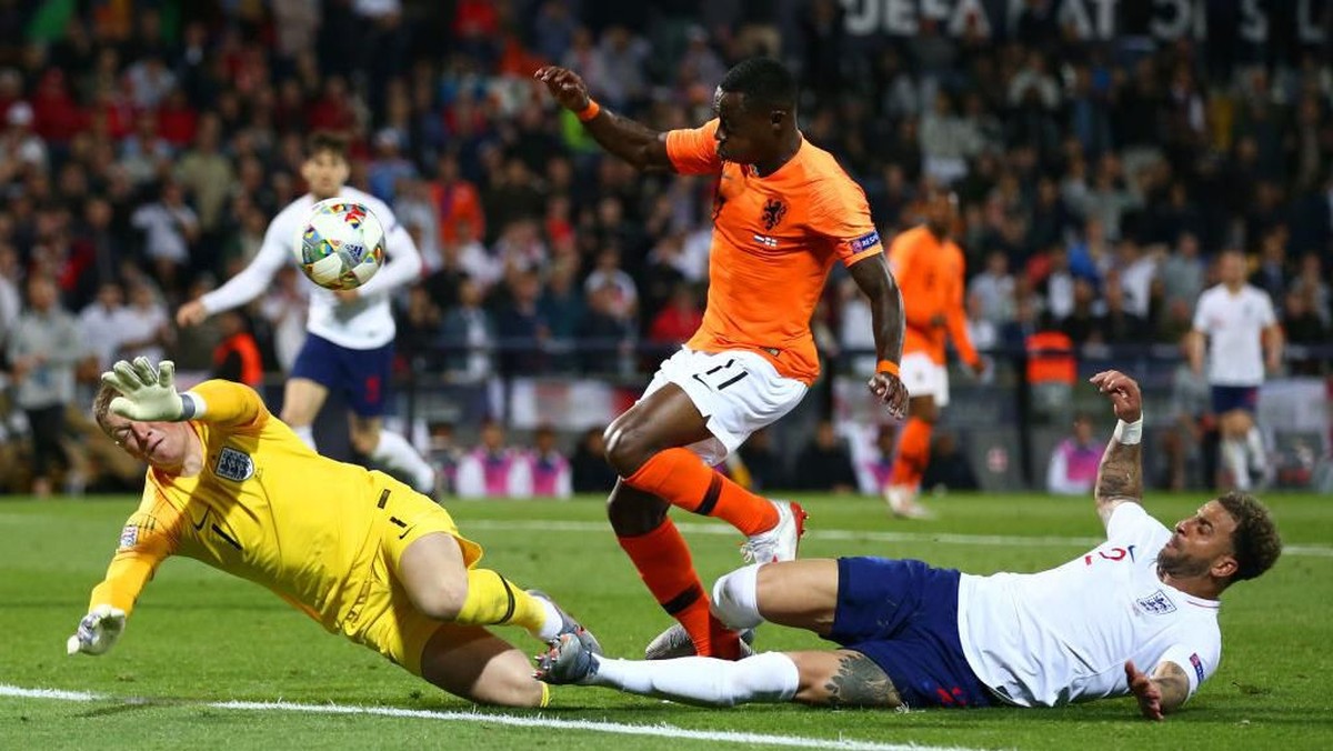 Timnas Belanda mengalahkan Inggris 3-1 di semifinal UEFA Nations League. (Foto: Jan Kruger / Getty Images)