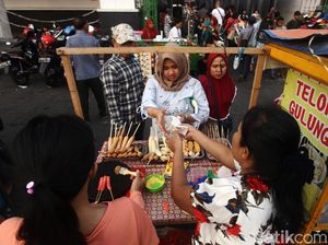 Libur Lebaran Bawa Berkah PKL Kota Tua