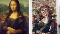 Pakai Roti dan Makanan, Karya Seni Lukisan Terkenal Ini Jadi Keren