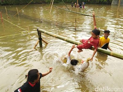 Serunya Lomba Permainan Tradisional Usai Lebaran