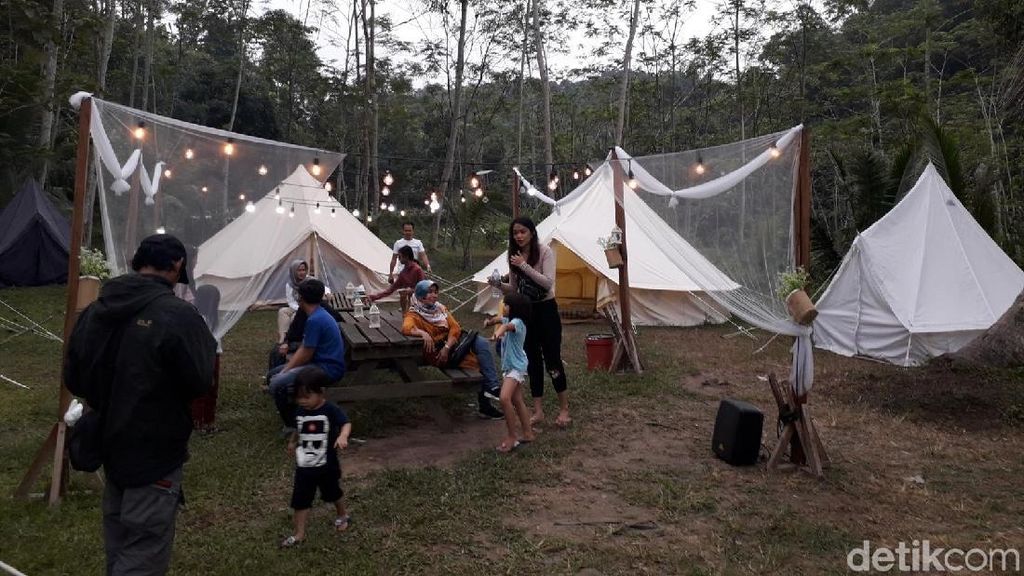 Foto: Camping Mewah di Lereng Gunung Merapi