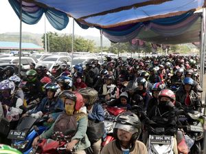 Arus Balik di Pelabuhan Bakauheni Lampung