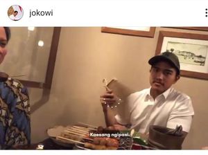 Jokowi Nge-vlog: Iriana, Gibran, Jan Ethes Makan, Kaesang Kipas-kipas Sate
