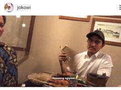 Jokowi Nge-vlog: Iriana, Gibran, Jan Ethes Makan, Kaesang Kipas-kipas Sate