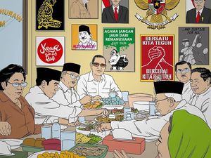Suasana Hangat Halalbihalal Jokowi, JK, Megawati hingga SBY Suasana Hangat Halalbihalal Jokowi, JK, Megawati hingga SBY