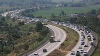 Suasana Arus Balik di Tol Cipali
