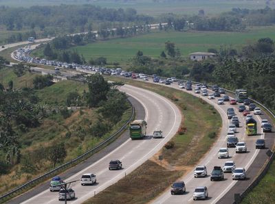 Suasana Arus Balik di Tol Cipali