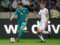 Pada pertandingan Kualifikasi Piala Eropa 2020 Grup C itu Jerman memainkan  formasi 3-4-3 dengan Leroy Sane, Marco Reus, dan Serge Gnabry di lini serang.