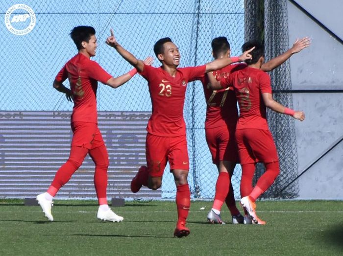 Pemain Timnas Indonesia U-23 setelah menghajar Filipina di Merlion Cup 2019. (Foto: dok.PSSI) Pemain Timnas Indonesia U-23 setelah menghajar Filipina di Merlion Cup 2019. (Foto: dok.PSSI)