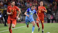 Kazakhstan di posisi kelima dengan tiga poin.