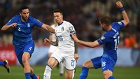 Italia bertemu dengan Yunani dalam pertandingan Kualifikasi Piala Eropa 2020 yang digelar di Athens Olympic Stadium, Minggu (9/6/2019).