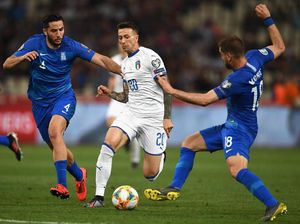 Italia Bungkam Yunani 3-0 di Kualifikasi Piala Eropa 2020