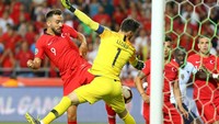 Pertandingan berikutnya Turki adalah menghadapi Islandia pada 12 Juni sementara Prancis tandang ke Andorra di waktu yang sama. Gokhan Kilincer/Reuters.