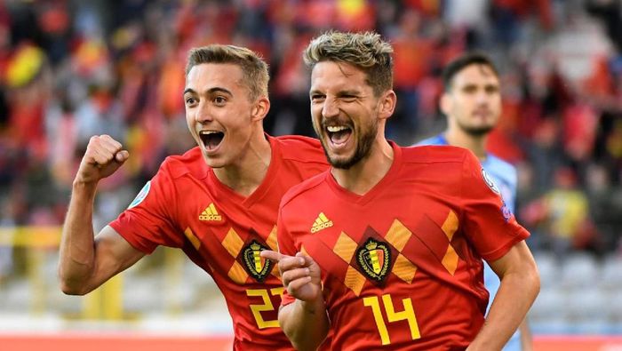 45Belgia menang 3-0 atas Kazakhstan di Kualifikasi Piala Eropa 2020 (REUTERS/Piroschka Van De Wouw) 45Belgia menang 3-0 atas Kazakhstan di Kualifikasi Piala Eropa 2020 (REUTERS/Piroschka Van De Wouw)
