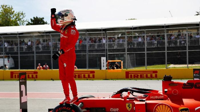 Sebastian Vettel raih pole di F1 GP Kanada 2019 (Mark Thompson/Getty Images)