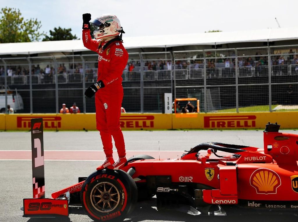 Kualifikasi F1 GP Kanada: Vettel Pole, Hamilton Kedua