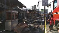 Kebakaran Hanguskan Pasar Ujungberung di Bandung