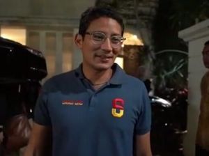 Sandiaga Sambangi Kediaman Prabowo di Kertanegara