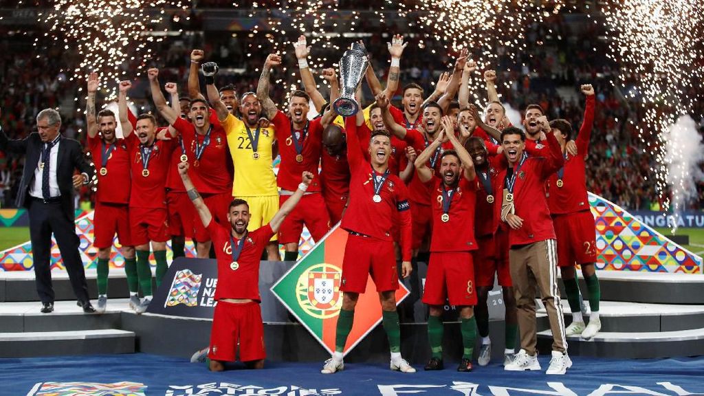 Ronaldo Pimpin Pesta Juara Portugal di UEFA Nations League