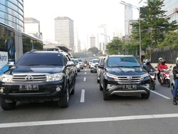 Usai Libur Lebaran, Lalin HI-Thamrin Terpantau Padat