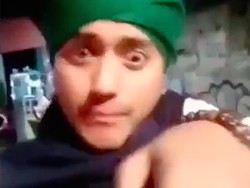 Video Ini Dia Pria Berserban Hijau yang Ancam Bunuh Jokowi