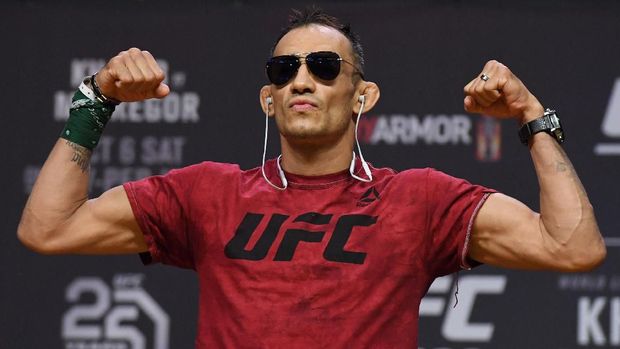 Tony Ferguson akan menghadapi Khabib pada 18 April. (