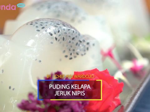 Resep Puding Kelapa Jeruk Nipis