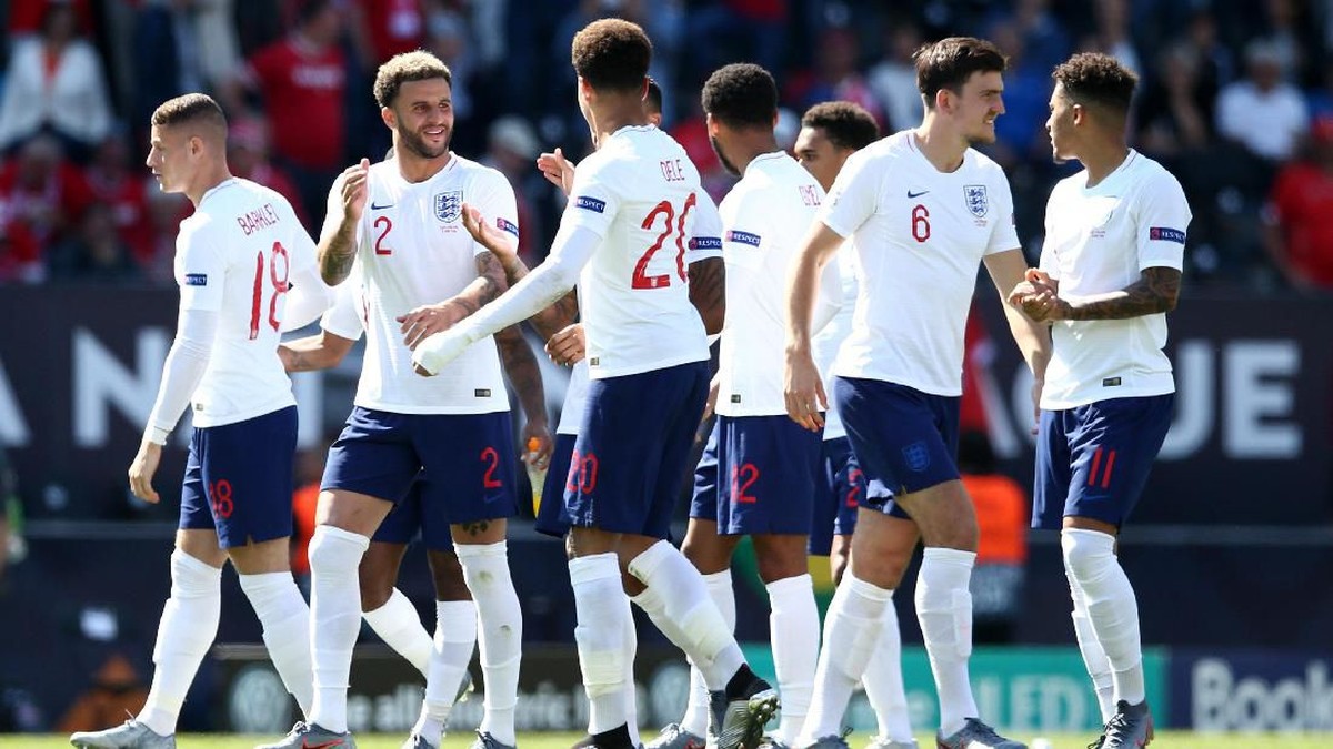 Tim nasional Inggris harus puas finis ketiga di UEFA Nations League (Foto: Jan Kruger/Getty Images)