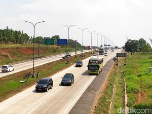Kondisi Terkini di Tol Cikampek, Lalin Ramai Lancar Kondisi Terkini di Tol Cikampek, Lalin Ramai Lancar