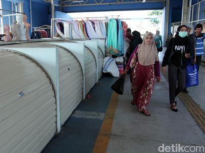 Pasar Tanah Abang Masih Sepi Usai Libur Lebaran