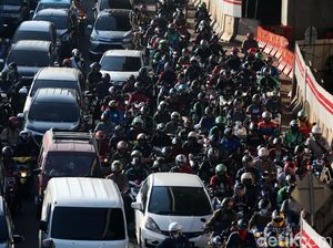 Jakarta Kembali Macet Usai Libur Lebaran
