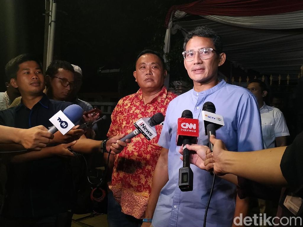 Soal Setan Gundul Andi Arief, Sandi: Saya Tak Ingin Picu Kontroversi Soal Setan Gundul Andi Arief, Sandi: Saya Tak Ingin Picu Kontroversi
