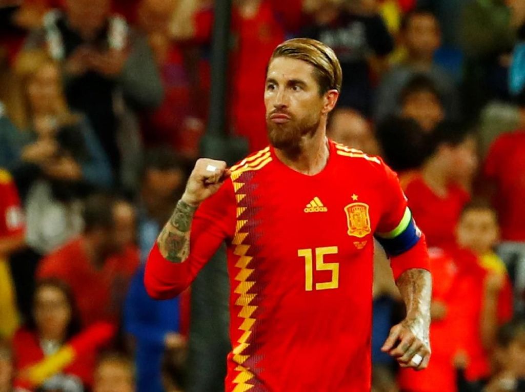 Ramos Terus Hot untuk Spanyol, di Ambang Rekor Bek Tersubur
