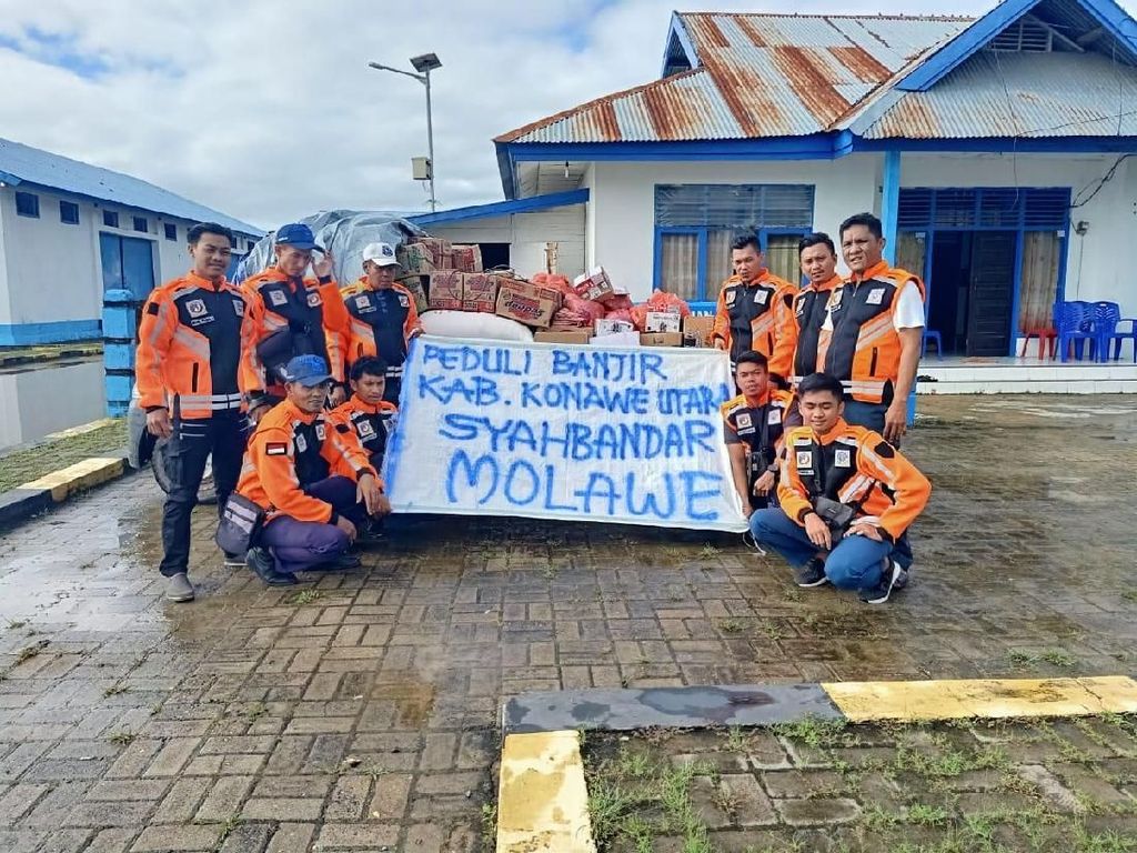Kemenhub Galang Bantuan Bagi Korban Banjir di Konawe Utara Sultra Kemenhub Galang Bantuan Bagi Korban Banjir di Konawe Utara Sultra