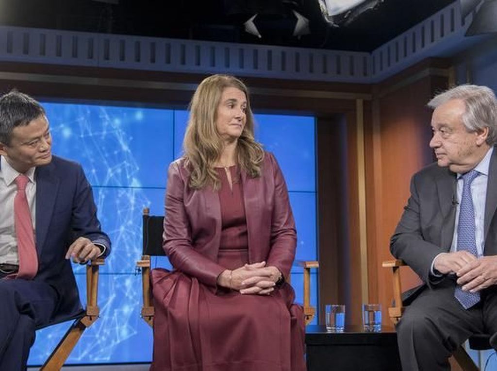 Jack Ma, Melinda Gates, dan Sekjen PBB Bahas Akses Internet Jack Ma, Melinda Gates, dan Sekjen PBB Bahas Akses Internet