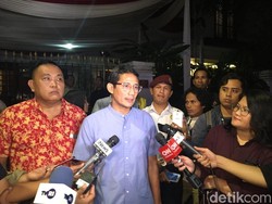Usai Bertemu Prabowo, Sandiaga Minta Pendukung Tak Datang ke MK