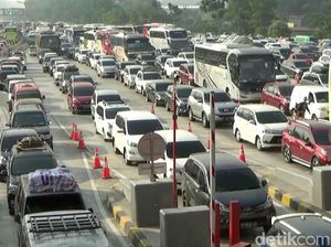 Perlancar Arus Mudik, Polisi Siapkan Contra Flow Hingga One Way di Jalan Tol