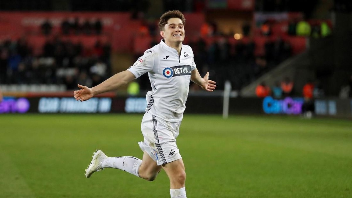 Daniel James bakal mengenakan nomor 21 di Manchester United (Foto: Matthew Childs/Reuters)