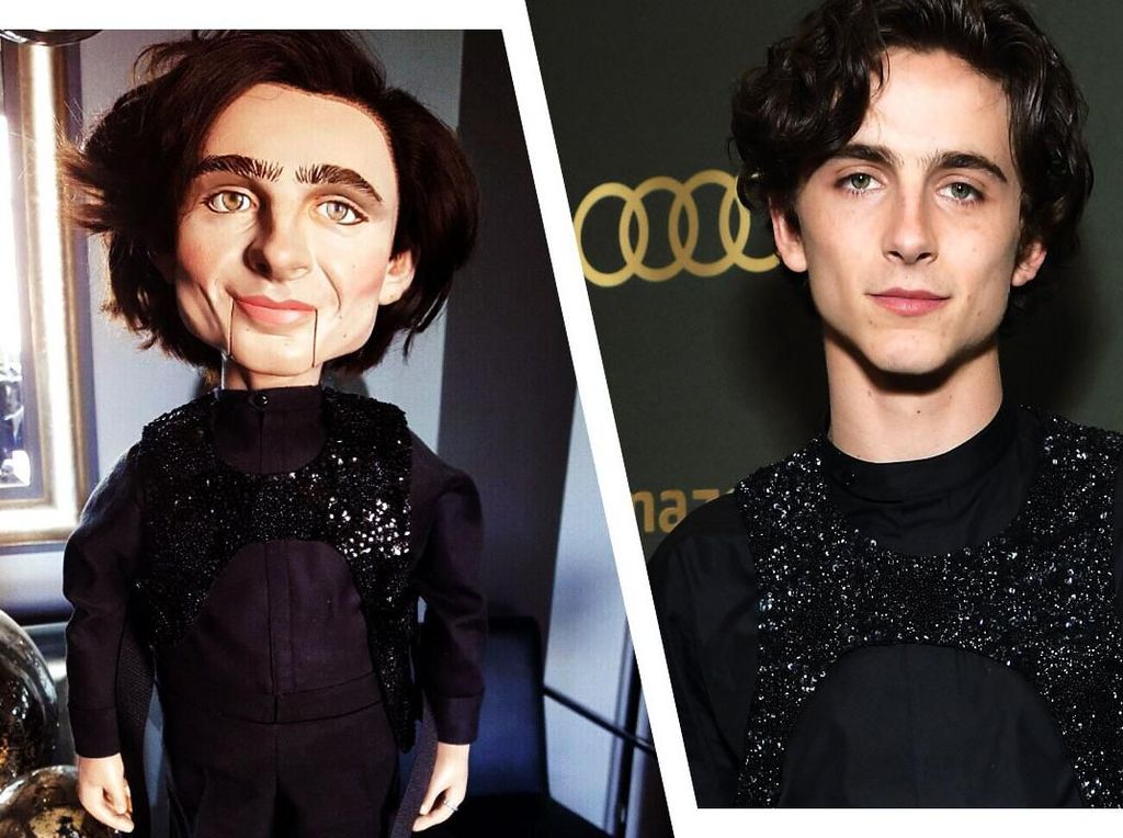 Bikin Heboh Boneka Ventriloquist Timothee Chalamet Bikin Heboh Boneka Ventriloquist Timothee Chalamet