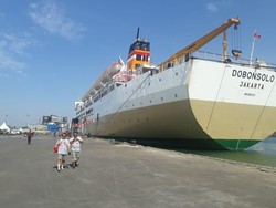 1.775 Pemudik Gratis Kembali ke Jakarta dengan Kapal KM Dobonsolo