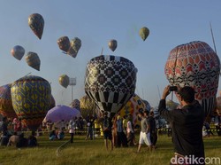 Bukan Cappadocia, Ini Balon Udara di Langit Pekalongan
