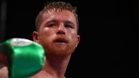 Di urutan keempat, ada petinju asal Meksiko, Canelo Alvarez, yang punya pendapatan 94 juta dollar AS (Rp 1,338 triliun). Foto: Al Bello/Getty Images